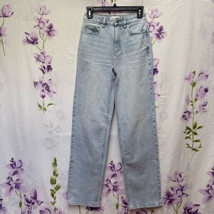 Pacsun Light Blue Wash Stretch 90’s Boyfriend High Waisted Straight Leg Jeans